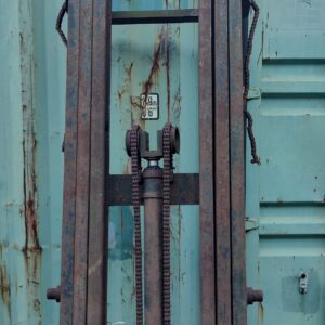 820868 / 820863 / 820858 / 847860 / 195284 / 194677 / 820924 - Torre Triplex Para Empilhadeira Hyster H80J De 4Ton, Com Altura De Elevação De ##7000Mm, Com 3 Clindros De Elevação, Roletes, Roldanas, Corrente, Carro